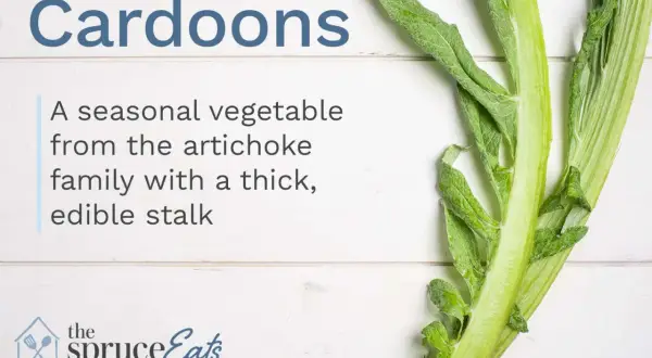 Cardoons, a seasonal vegetable from the artichoke family, are shown here, ready for a delicious cardoon recipe.